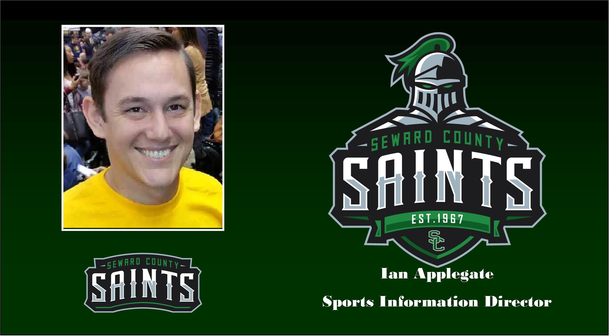 Saints Tab Applegate Sports Information Director