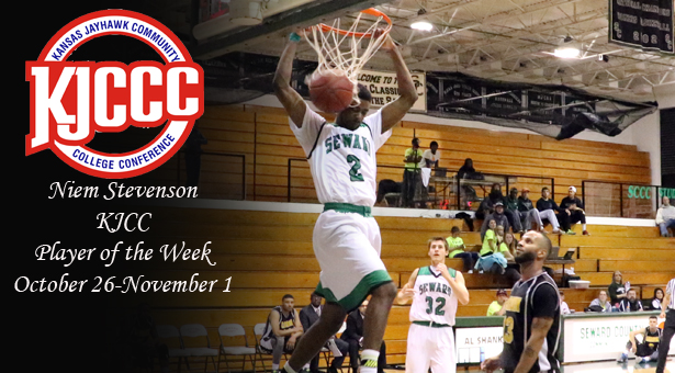 Niem Stevenson Collects First KJCCC Player of the Week Award of 2015
