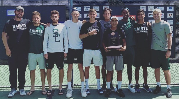 Saints tennis finishes third at Nationals