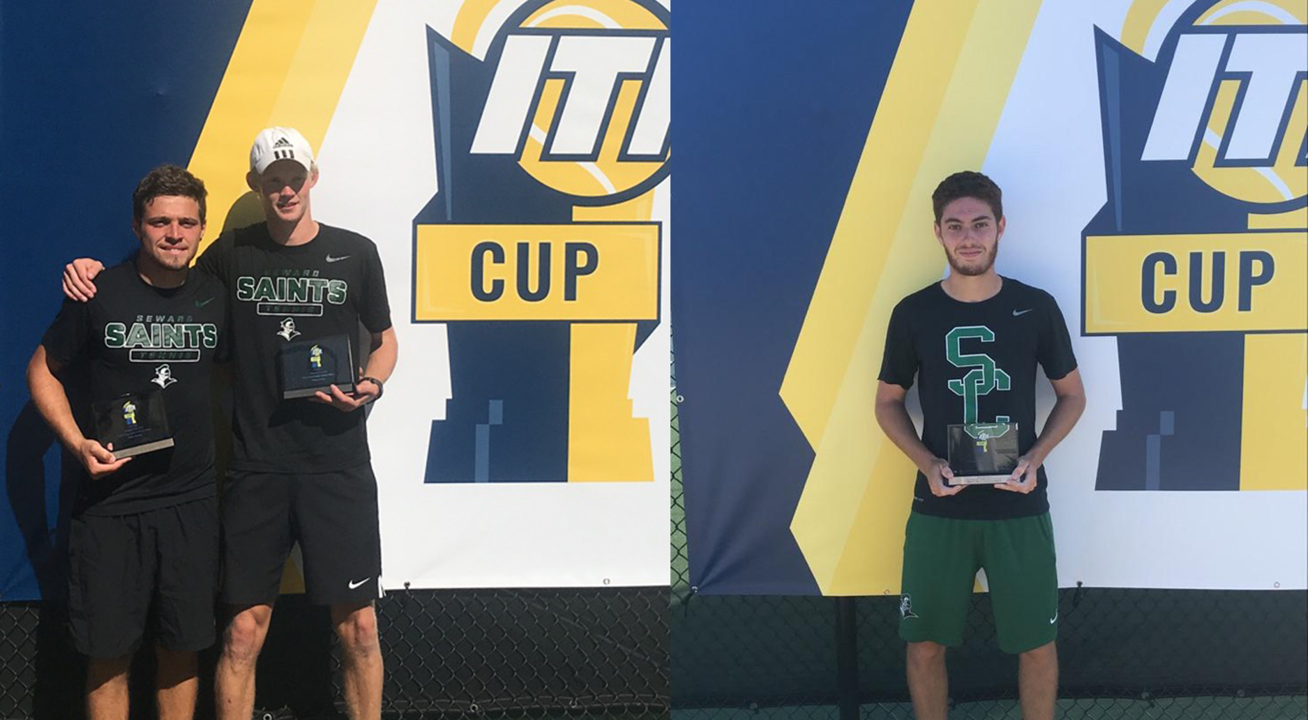 Saints Tennis Claims Pair of National Titles