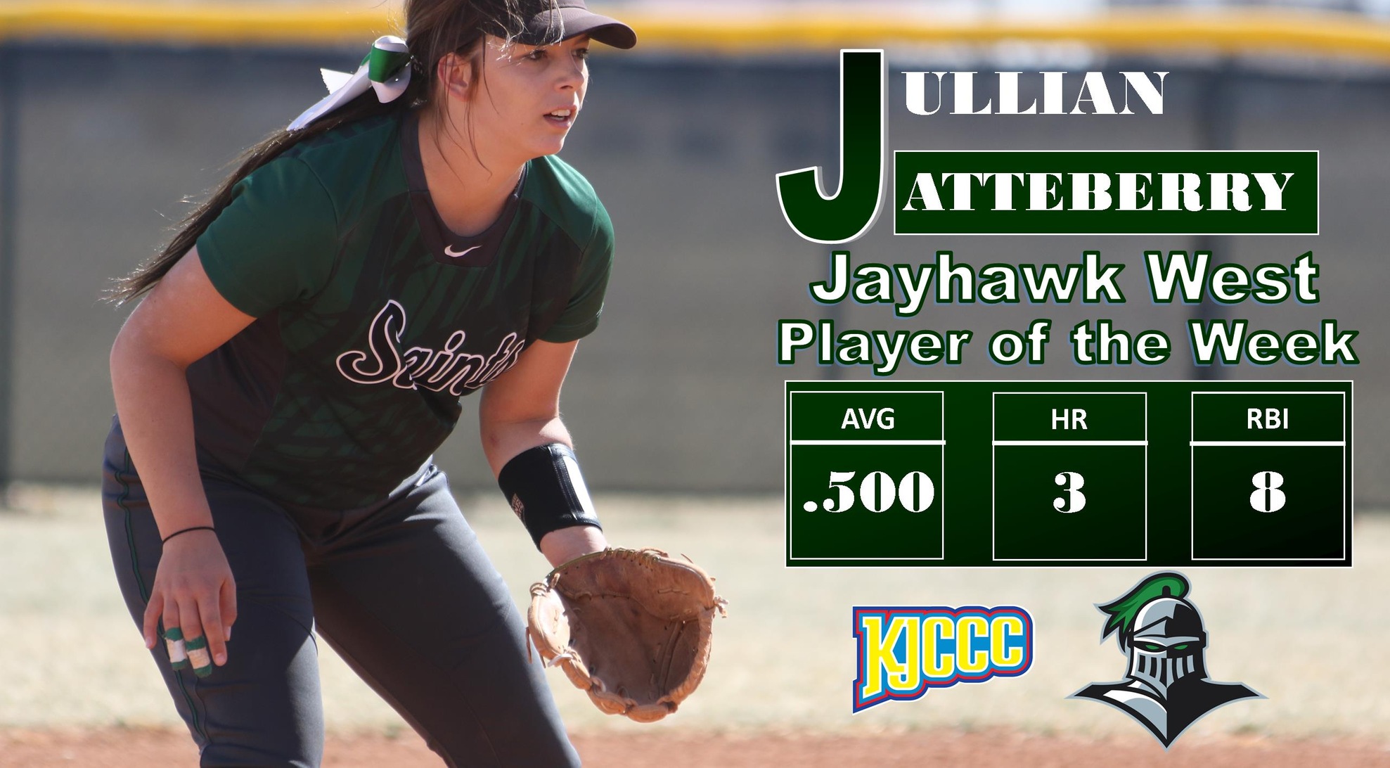Atteberry named Jayhawk Player of the Week