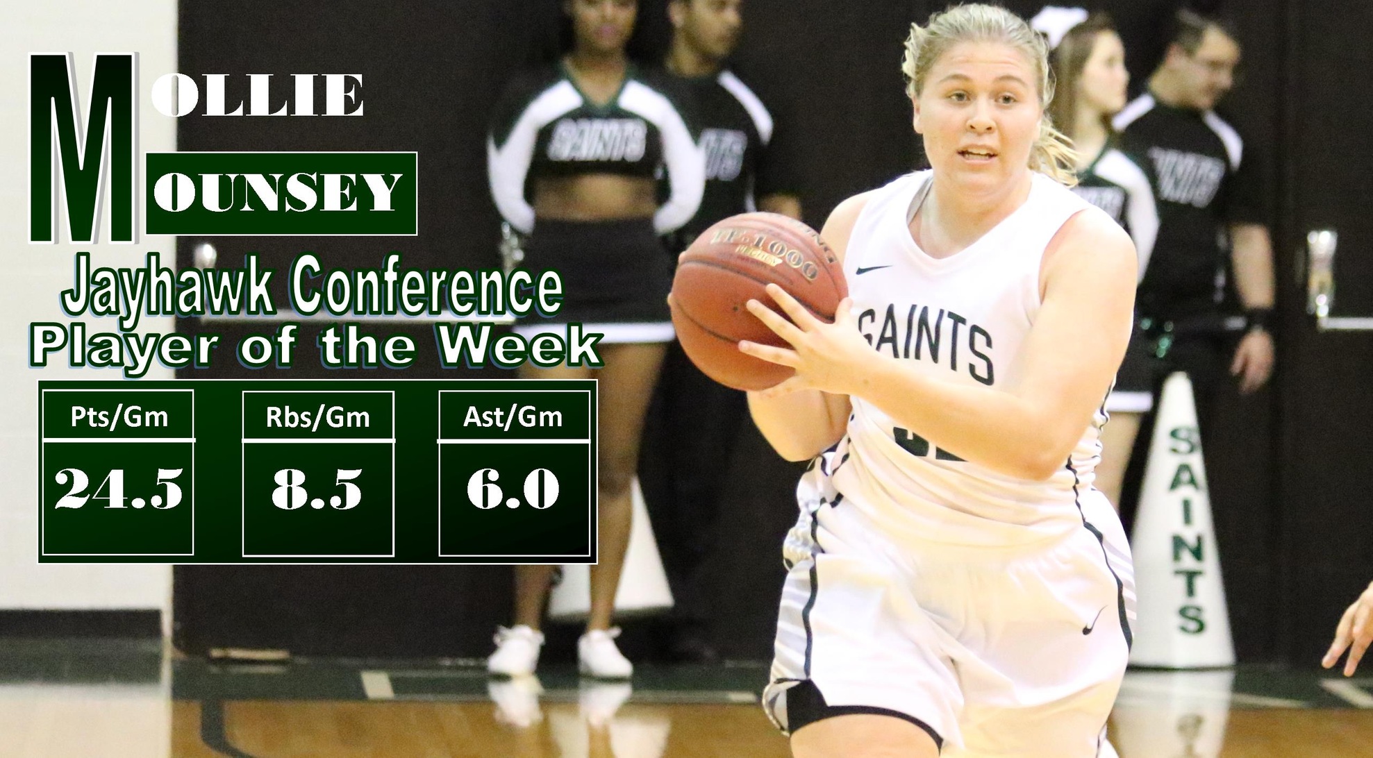 Mounsey Nets Third Jayhawk Player of the Week Honor