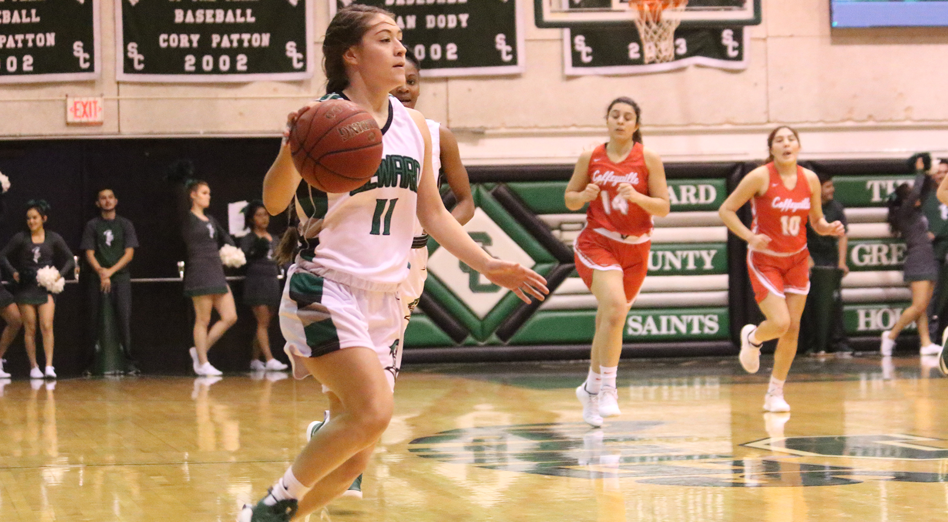 Lady Saints Win 4th Straight; Dismantle Red Ravens