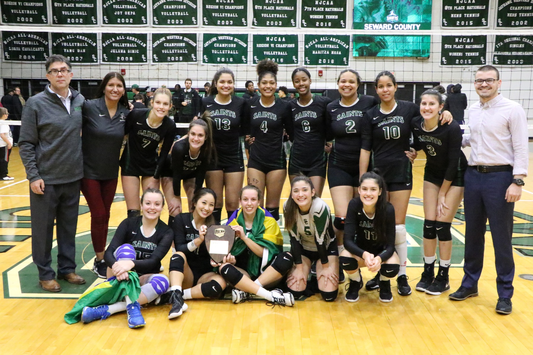 Lady Saints volleyball crowned Region VI champions for second straight season