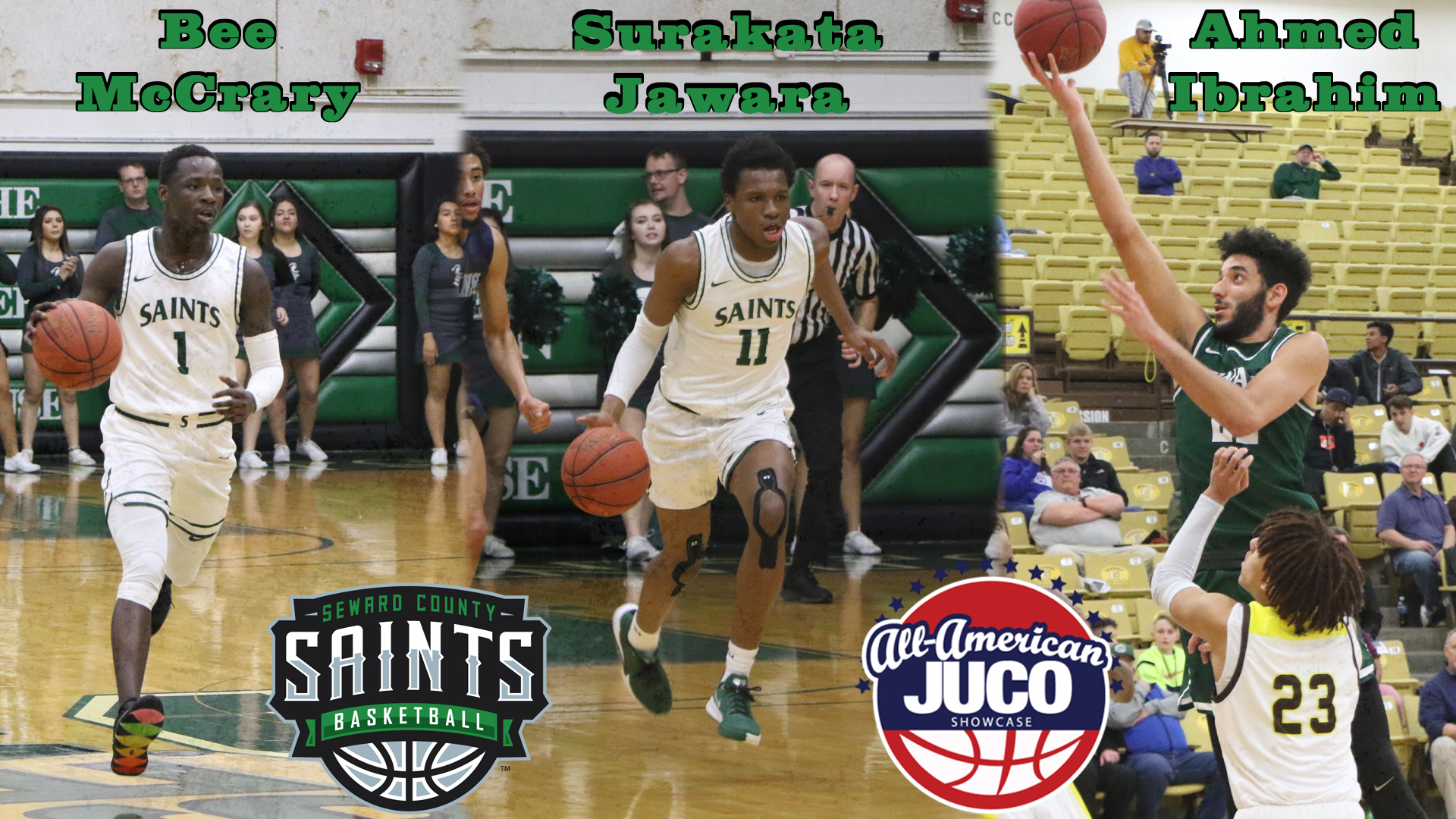 Three Saints invited to the 2020 All-American JUCO Showcase