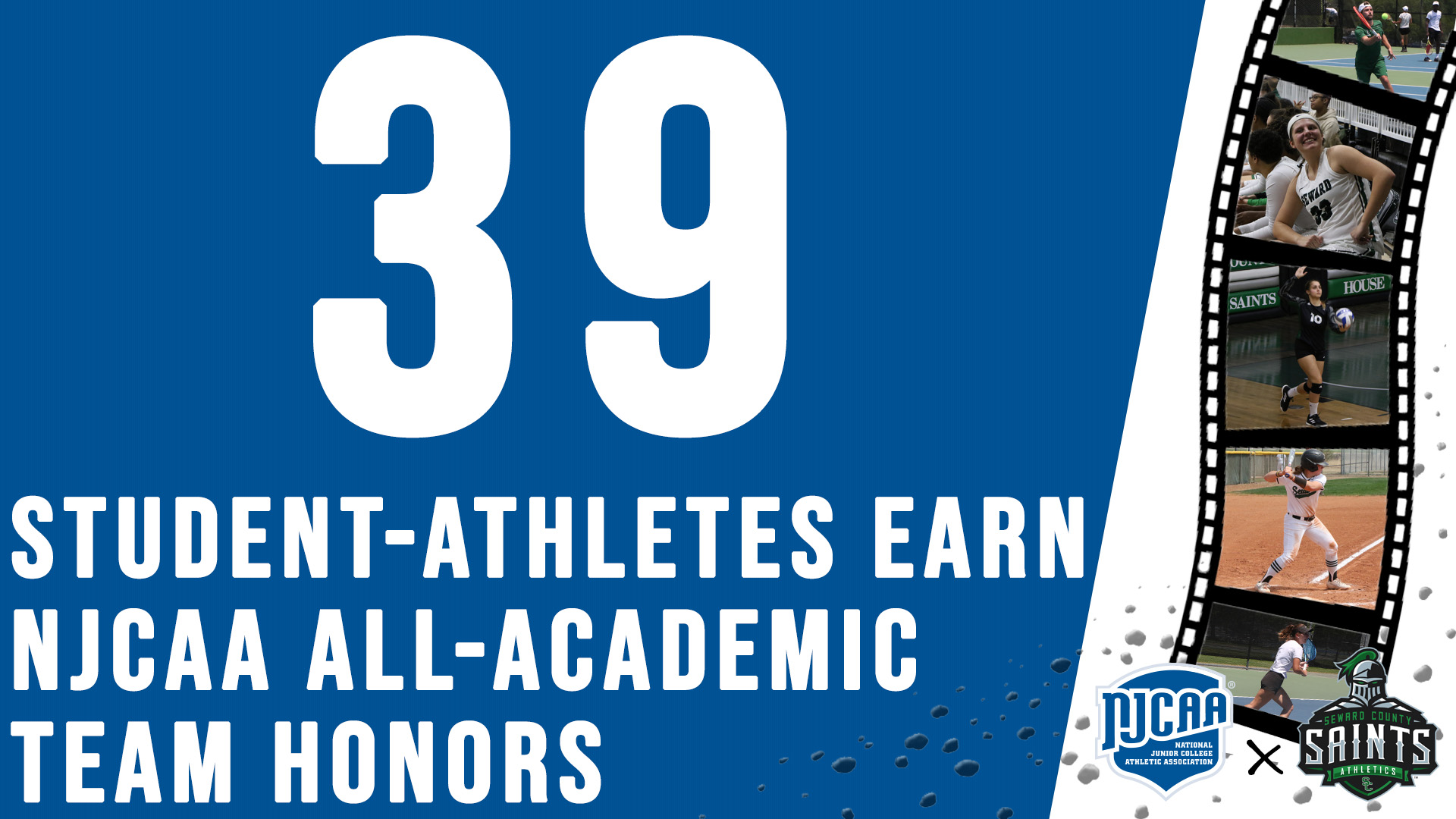 39 Student-Athletes receive NJCAA Academic Honors