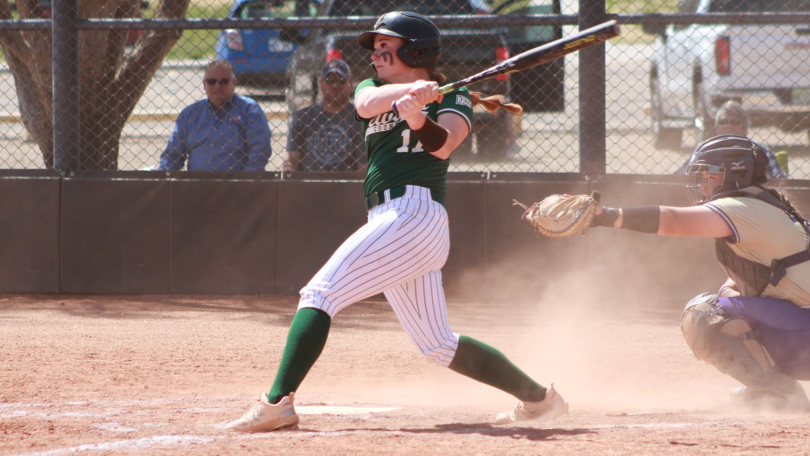 Lady Saints Swept by Colby Due to Costly Errors