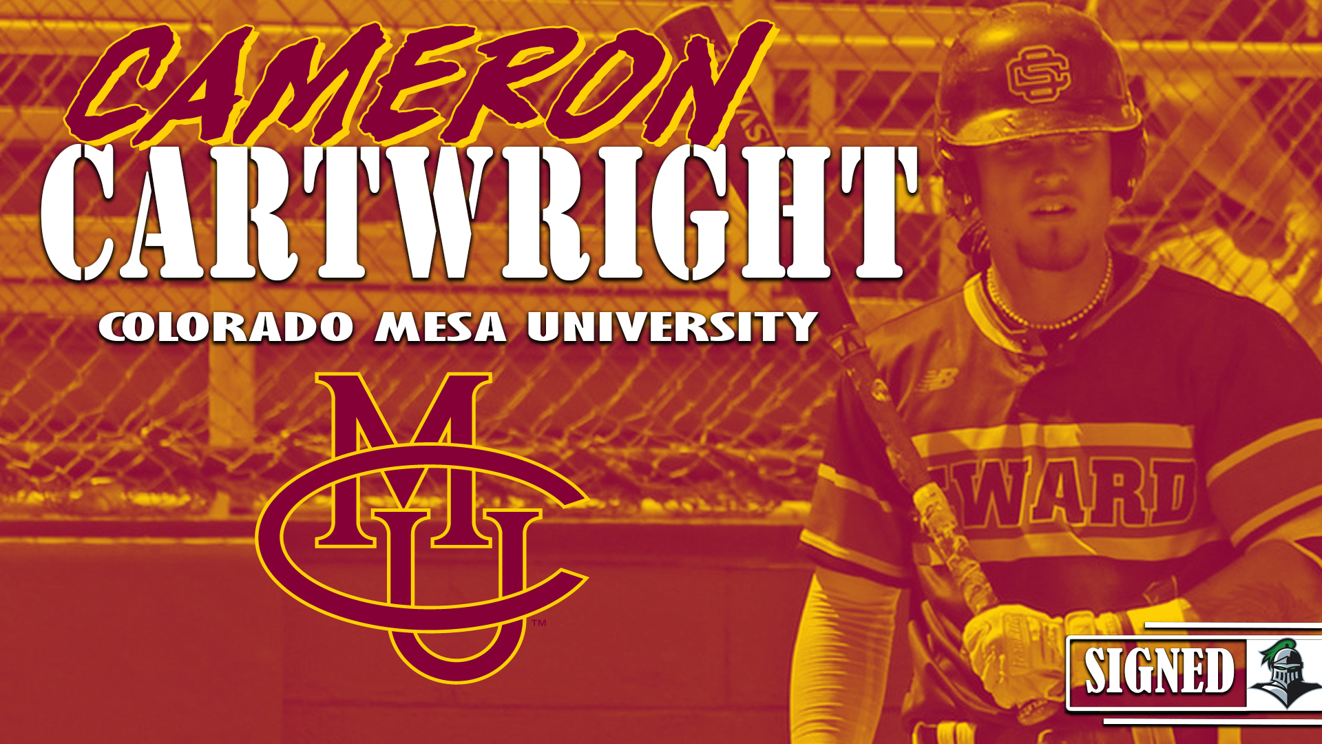 Cartwright Signs with Colorado Mesa