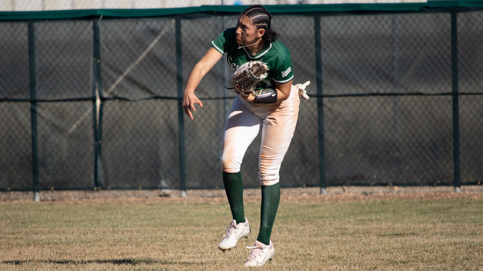 Lady Saints Hold Strong to Split with Barton