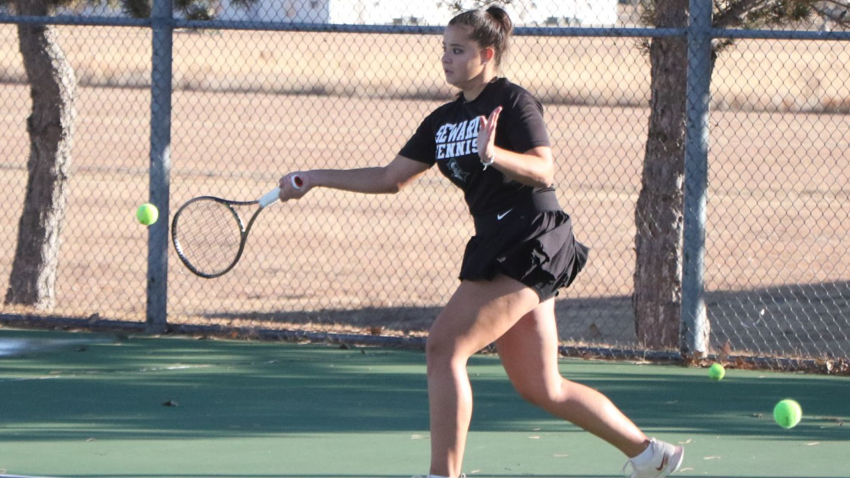 Lady Saints Tennis Falls to Angelo State in Opening Weekend