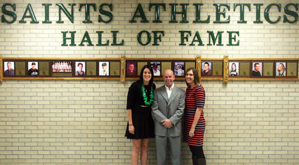Three Legends Take Their place in Saints Athletics Hall of Fame