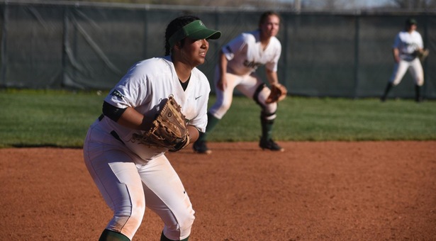 Lady Saints split one-run games with Broncbusters