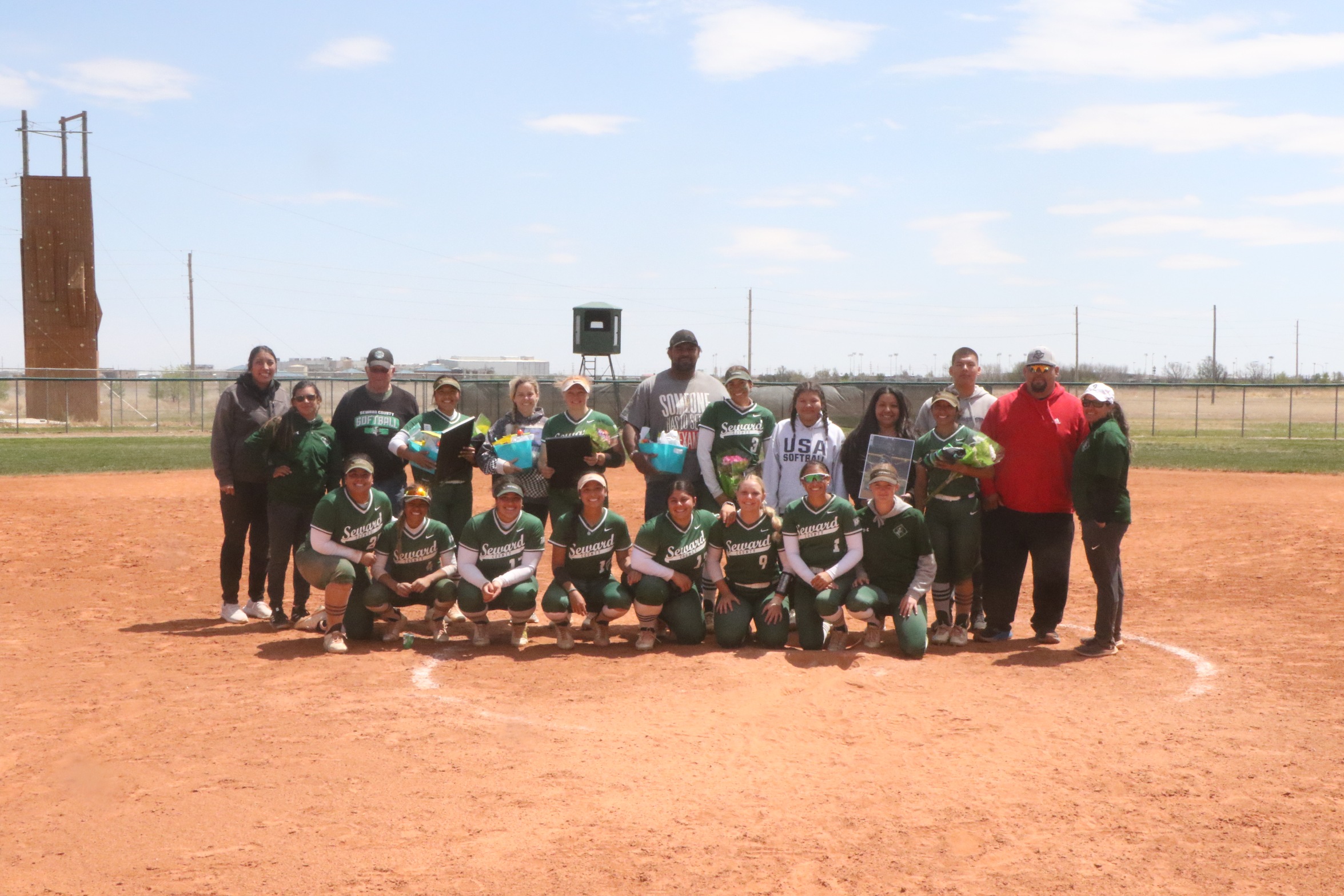 Lady Saints sweep on Sophomore Day