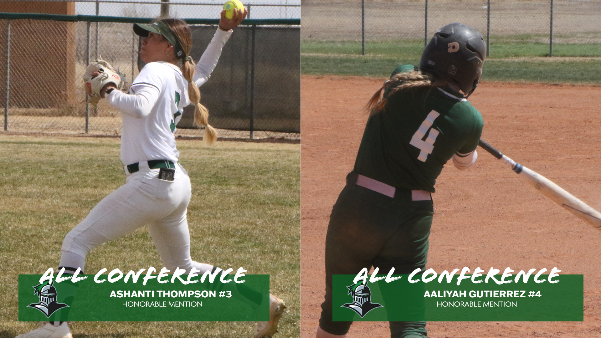 Thompson and Gutierrez named Honorable Mention All-KJCCC