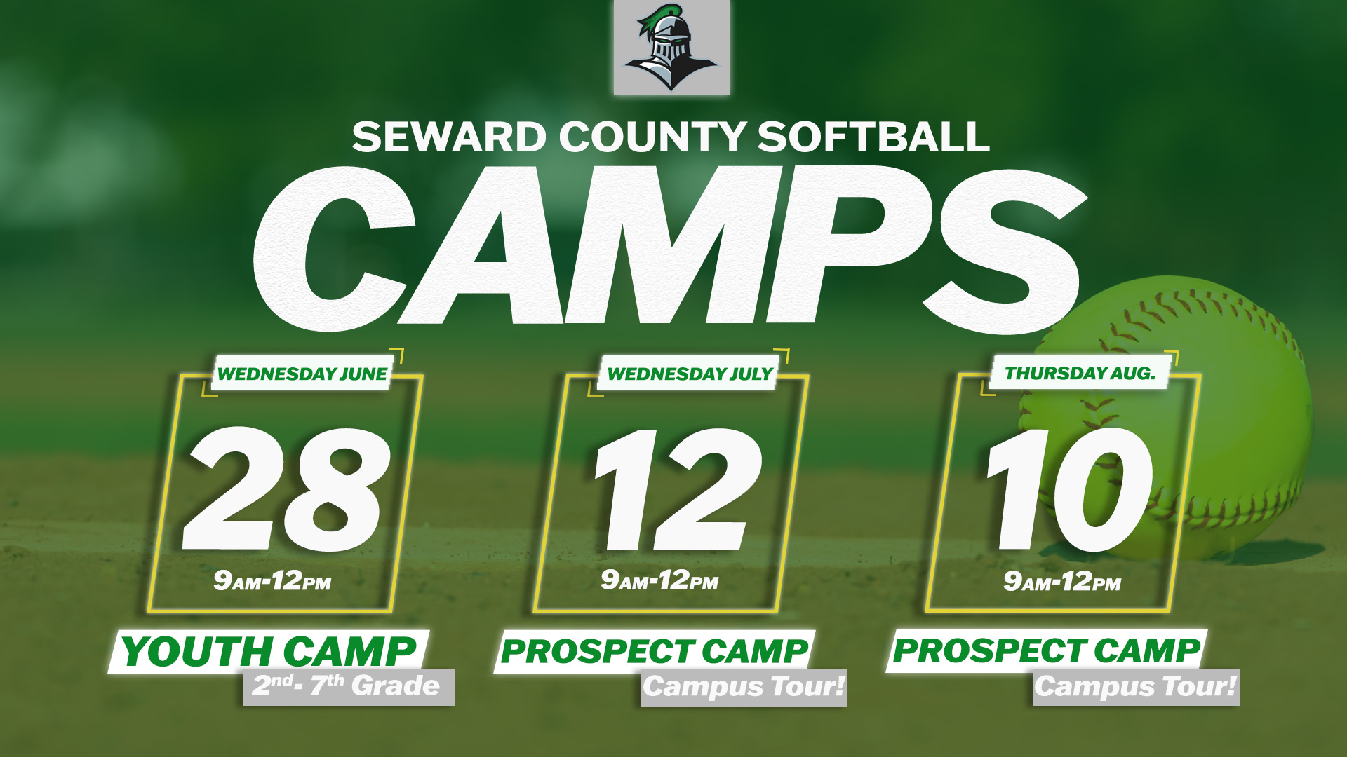 Seward County softball announces 2023 camp dates