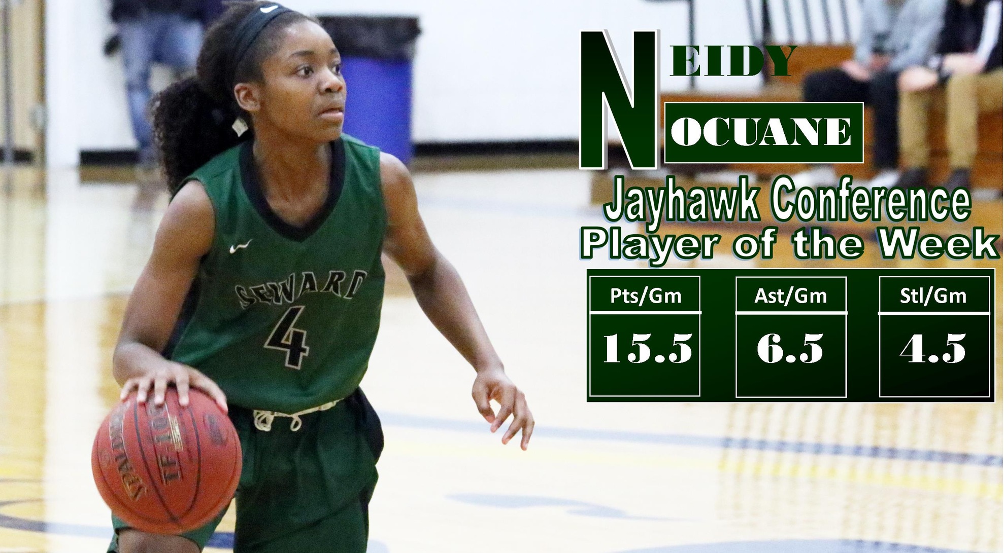 Ocuane Earns First Career Player of the Week Award