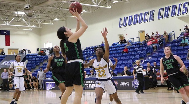 Lady Saints fall to Gulf Coast State in Quarterfinals; Finish 5th in Country