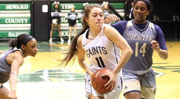 No. 15 Lady Saints Pull Into Four-Way Tie For First Place in KJCCC