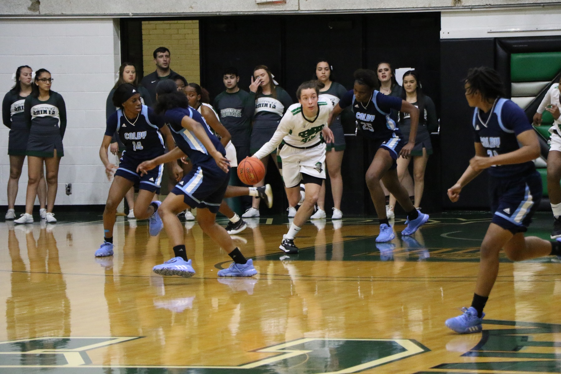 No. 12 Lady Saints claim 60th win in a row in the Greenhouse