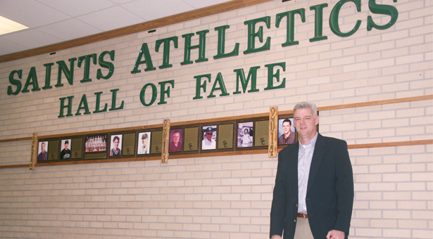 Pat Stangle Inducted Into Saints Athletics Hall of Fame