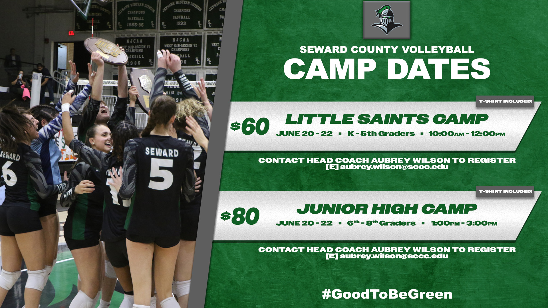 Seward County volleyball announces Summer 2023 camp dates