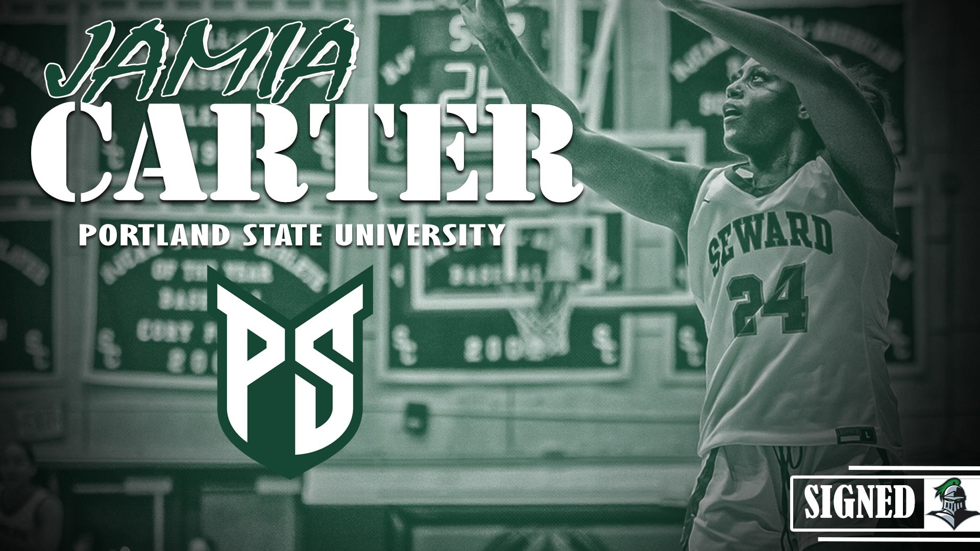 Lady Saints Leading Scorer Carter Signs with Portland State
