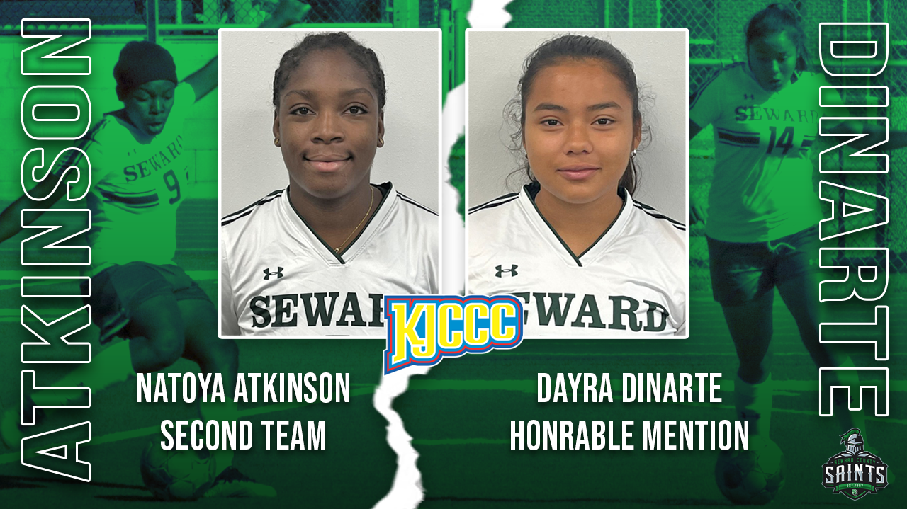 Atkinson and Dinarte Represent Lady Saints as All-Conference Selections