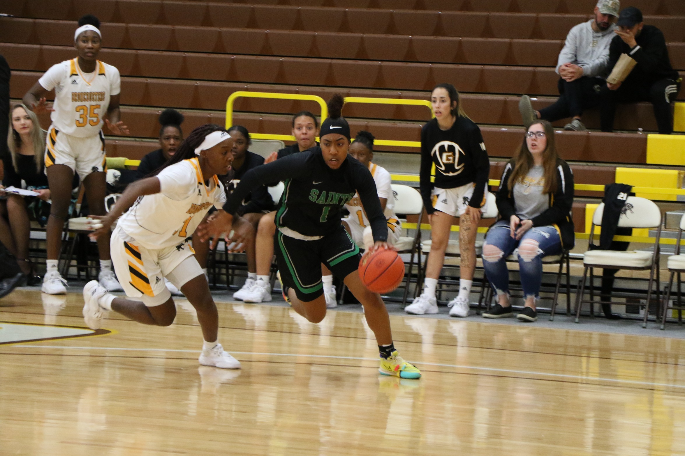 The Lady Saints fall 71-68 to the Broncbusters