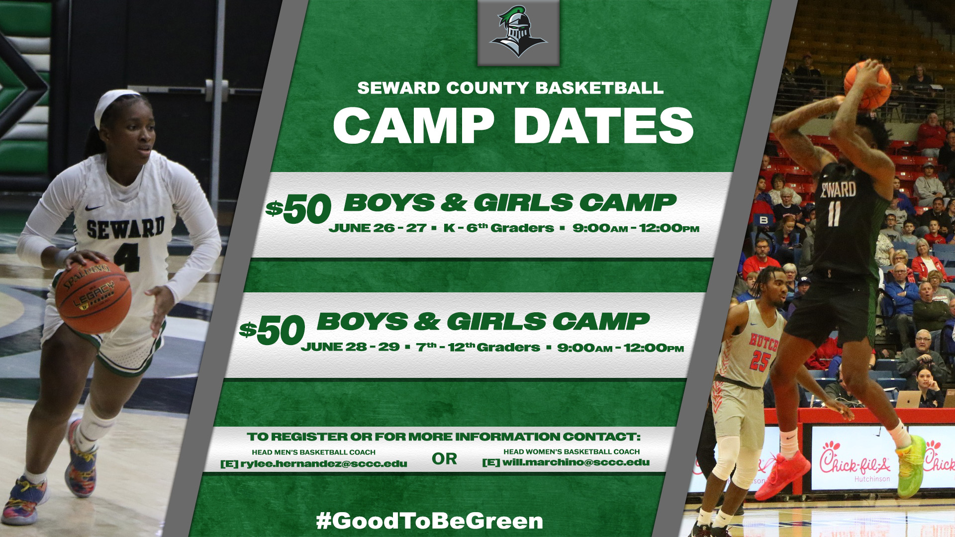 Seward County Men's and Women's basketball programs to hold joint camp